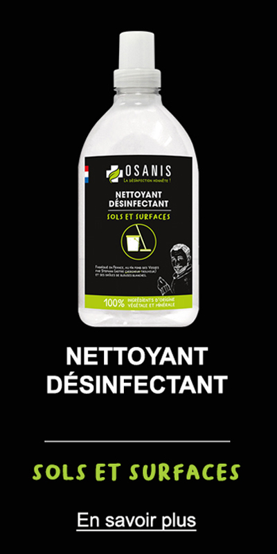 Nettoyant Desinfectant Sols Surfaces Gamme Osanis400 Osanis Des